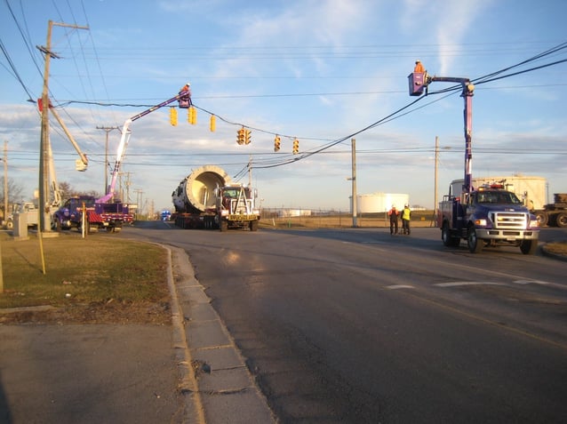 Bucket truck escort services save time