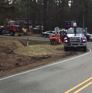 Bucket Truck Escort for Double Transport