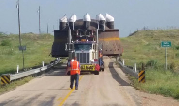 Kenco Cross-Country Bucket Truck Superload